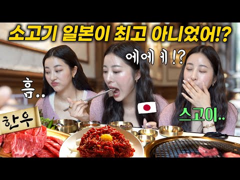 소고기는 일본이 최고라는 일본인에게 한우를 사줬더니ㅋㅋ 육회, 한우 일본인 반응