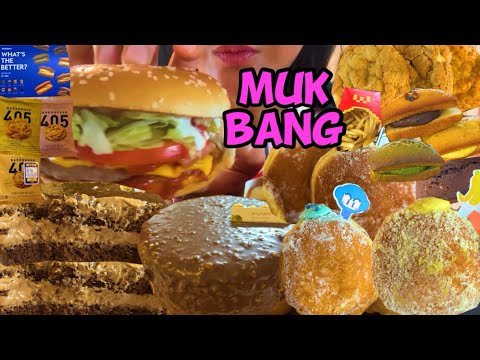 디저트 먹방 브이로그 노티드 신메뉴 도넛 널담 뚱낭시에 편의점 405페스트리 맥도날드 신메뉴 베토디과카몰레 애니베이크 헤이즐넛초코케이크 DESSERT MUKBANG デザートムクバン