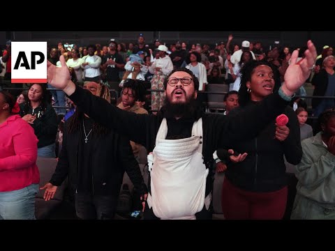 Young adults are waiting in line to worship at this growing Atlanta church