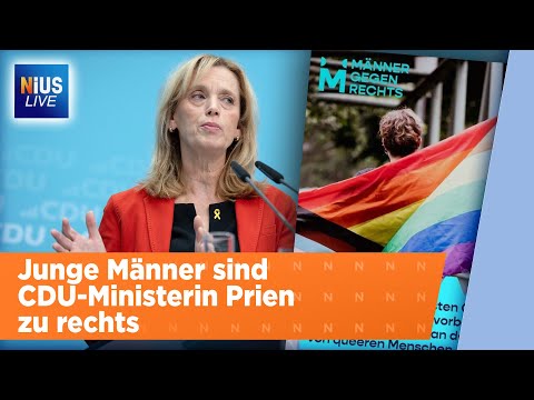 CDU-Ministerin will „toxische Männlichkeit“ bekämpfen – mit Steuergeld! NIUS Live am 8. Oktober 2025