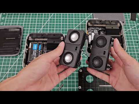 Inside Beelink SER9 and removal of microphone and speaker