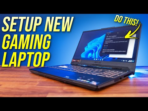 How To Setup Your New Gaming Laptop