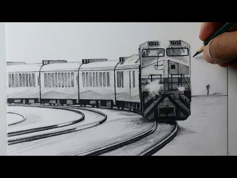 How to draw a Vale train - STEP BY STEP - narrated