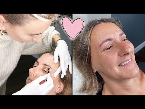 My Mums First Ever Brow Lamination Made Her Look 10 years Younger!