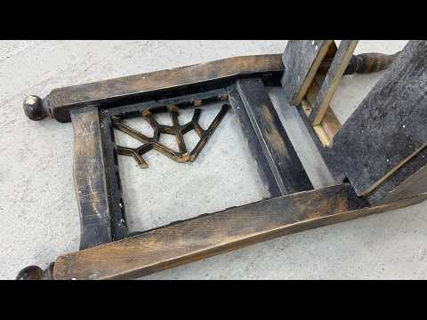 Old Chair Restoration with AMAZING Results - FURNITURE RESTORATION