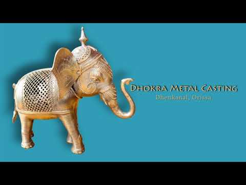 Dhokra Metal Casting - Dhenkanal, Orissa #dhokra #lostwaxcasting #traditionalcrafts #folkartindia