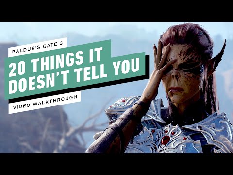 Baldur’s Gate 3 - 20 Things It Doesn’t Tell You
