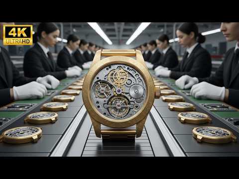 Inside the Swiss Tourbillon Watch Factory: From Raw Materials to $100,000 Watch (Full ASMR Process)