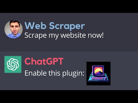 Scrape Websites with 1 Prompt using This ChatGPT Plugin