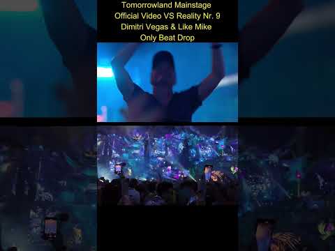 Tomorrowland Mainstage Official Video VS Reality Nr. 9