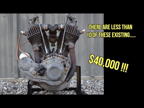 Extremely Rare 95 Year-Old Harley Racing Engine Assembly & Running! 1928 Harley JH 2-Cam Timelapse