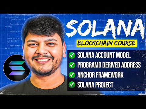 Solana Course For Beginners - 3 hours🔥| Solana Account Model | Anchor Framework | Hindi | Code Eater