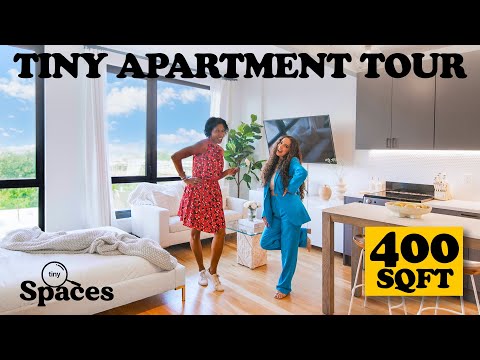 Cozy Brooklyn Studio Apartment Tour (400 sqft) | Tiny Spaces