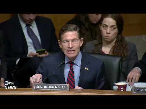 WATCH: Sen. Blumenthal questions Sen. Mullin in DHS confirmation hearing