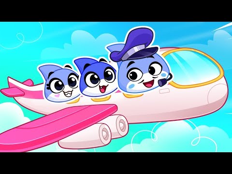 Stay Safe In the Airport | Be Careful In The Airplane | Pretend Plaey for Kids & Nursery Rhymes