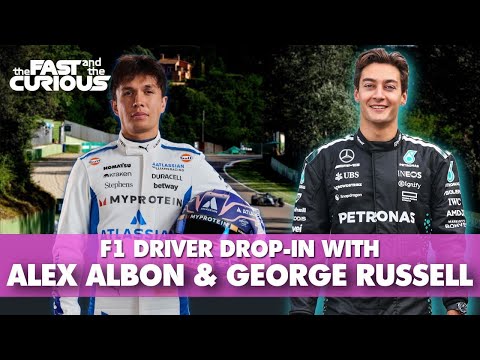 Alex Albon & George Russell | F1 driver drop in! | Sad Albon pet news + George's yacht life!