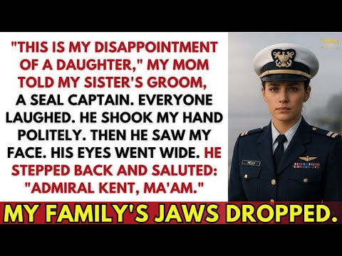At My Sister's Engagement to a SEAL Captain, They Introduced Me as"The Failure"—Until He Saluted Me.