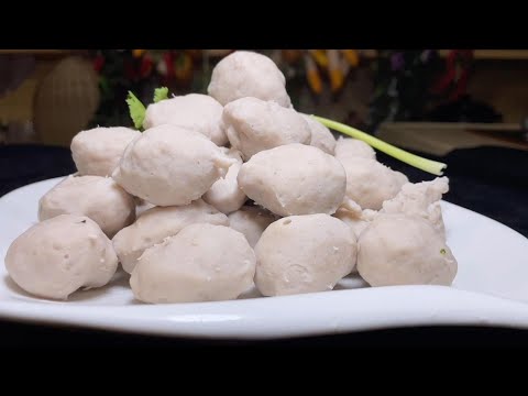 酒店大廚公開，分享豬肉丸的詳細製作方法 ，Q彈爽口 ，火鍋必備