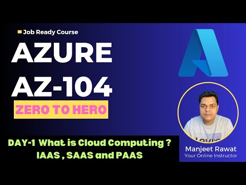 Azure AZ-104 Zero to Hero Playlist 2024 ! DAY-1 ! What is cloud computing ? IAAS , PAAS ,SAAS !