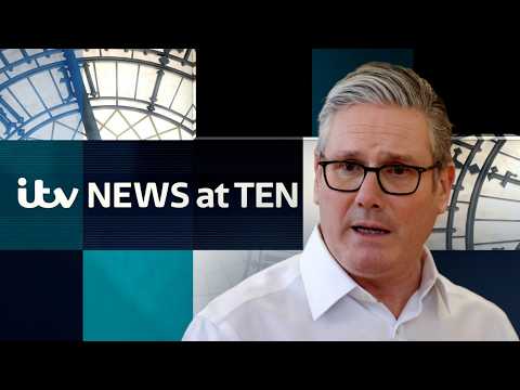 Watch the ITV News at Ten LIVE - as Starmer insists he will 'never walk away'
