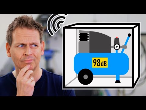 Do not build a sound insulated enclosure for your noisy air compressor!