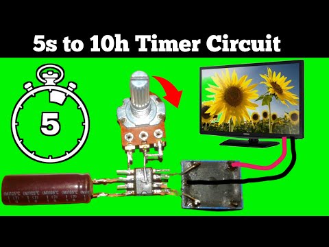 5 second to 10 hour timer delay circuit | make a  timer delay circuit controller using 555 timer ic.