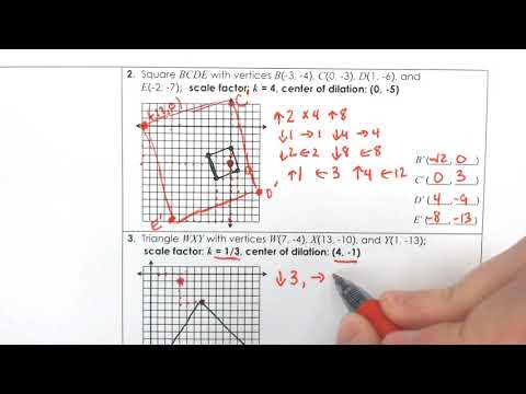 Dilation around point
