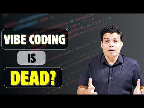 Is Vibe Coding Dead? #tanaypratap