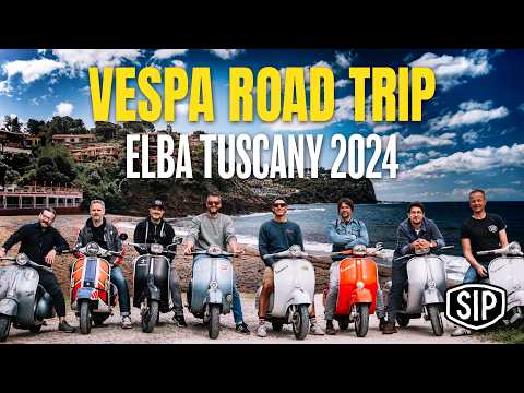 Vespa Road Trip Tuscany 2024 | Isola d'Elba Italy 🇮🇹 by SIP Scootershop