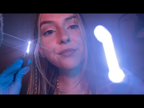 ASMR Eye Exam for Deep Sleep 🥱🪁 Bright Light Triggers Only