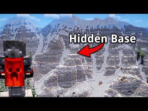 I Built a Secret Base Nobody Can Find in Minecraft Hardcore!
