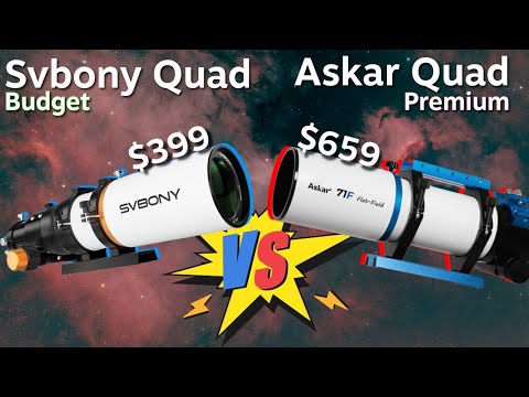 Which Telescope Wins? $399 Svbony Quad vs $659 Askar Quad