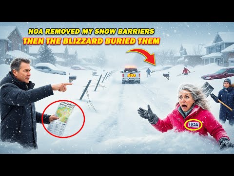 HOA Removed My Snow Barriers — Then the Blizzard Buried Their Street