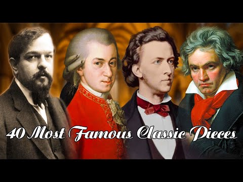 40 Most Famous Classic Pieces 🎹 of the World's leading Classical Composers.