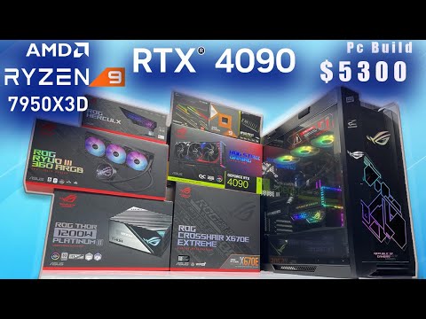 Building an All ROG High End  Gaming Pc $5300  (2023)