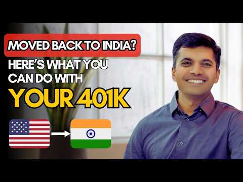 Moving to India? 5 BEST Options for 401k Funds | NRI | R2I