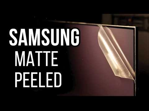 Nearly passed out after peeling off Samsung S95 matte layer