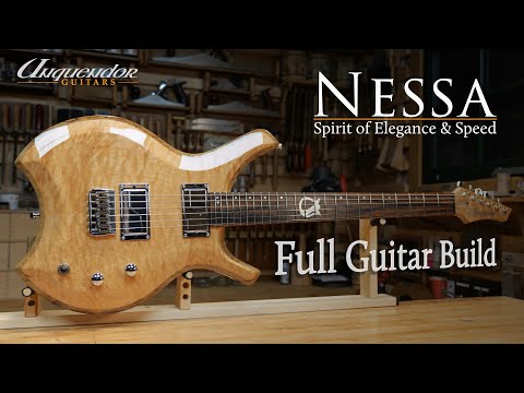 Building the Spirit of Elegance and Speed | Full Custom Guitar Build