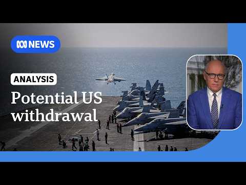 US withdrawal from Iran war would be seen as 'defeat' for Trump: John Lyons | ABC NEWS