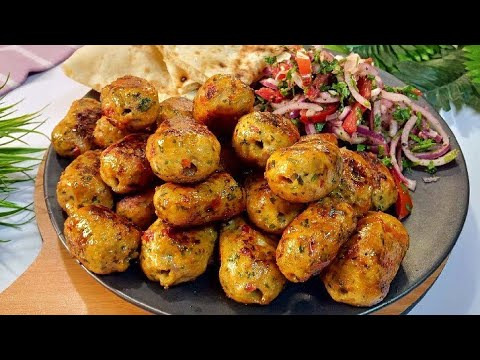 لو مبتعمليش كباب الفراخ بالطريقه دي فايتك كثير‼️دا بصدر فرخه هتعملي الذ واروع كفته هتشرفك وترفع راسك