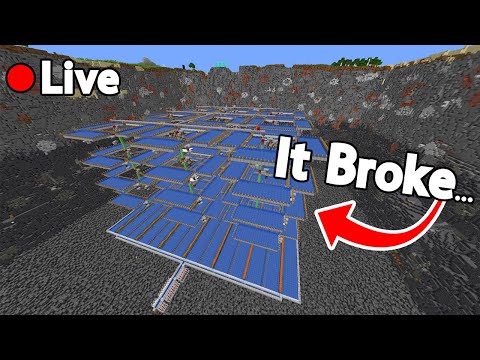 Fixing my GIANT Broken IRON FARM in Survival Minecraft
