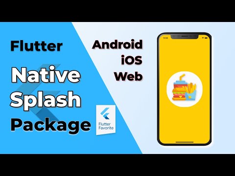 Create Real Flutter Splash Screen - Flutter Native Splash Package - Android, iOS, Web