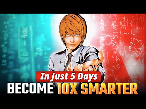 How to Become 10X Smarter in Studies in Just 5 Days | Becoming Smart is Actually EASY