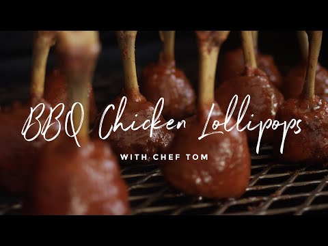 BBQ Chicken Lollipops