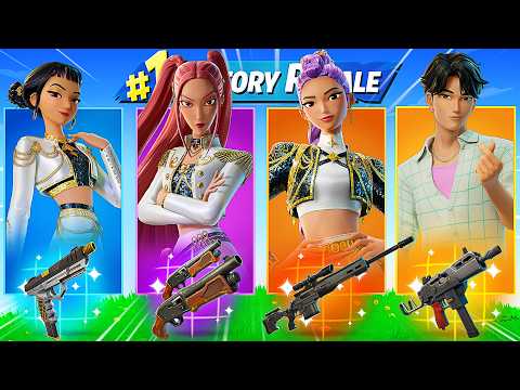 The *RANDOM* GOLDEN KPOP Demon Hunters Challenge in Fortnite!