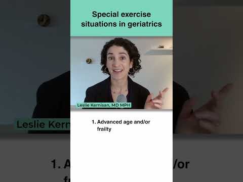 Special Exercises for Frailty, Alzheimer's &amp; Dementia