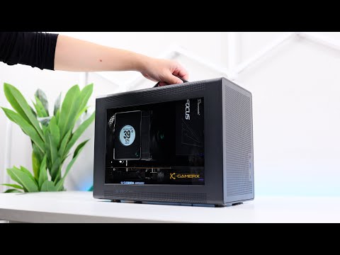 Add a Screen to the CPU Air Cooler ，Then Put into a Small Handheld Case