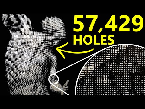 I Built a Life Sized Art Piece By Only Drilling Holes