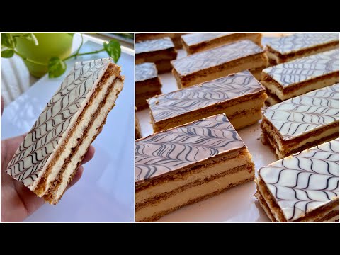 حضريها بلا ماتعجني ولا تورقي👌🏻اسهل مايكون😍 ميلفاي بثلاث نكهات مختلفه #millefeuille