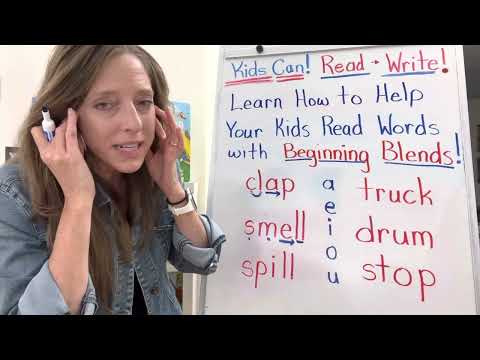 Learn how to help your child read words with beginning blends — especially if they are struggling!